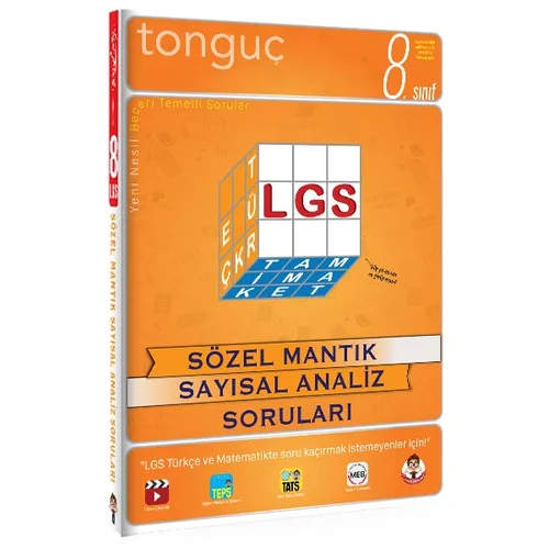 Tonguç 8.Sınıf LGS Sözel Mantık Sayısal Analiz Soruları