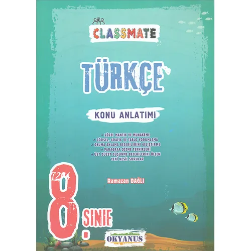 8. Sınıf Classmate Türkçe Konu Anlatımı Okyanus Yayınları