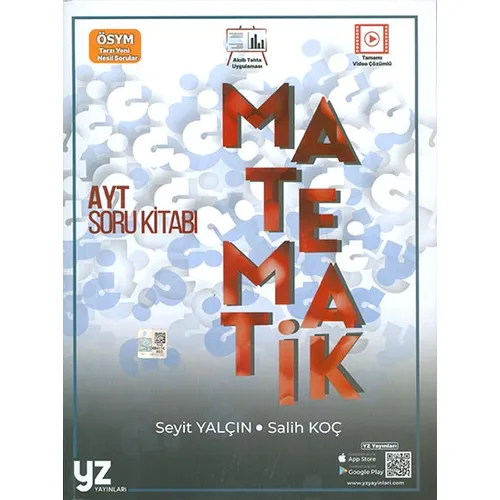 AYT Matematik Soru Kitabı YZ Yayınları