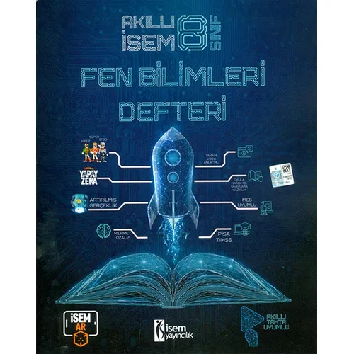 8.Sınıf Akıllı İsem Fen Bilimleri Defteri İsem Yayıncılık