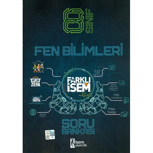 8.Sınıf Farklı İsem Fen Bilimleri Soru Bankası İsem Yayıncılık