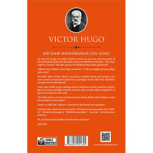 Bir İdam Mahkumunun Son Günü - Victor Hugo - Maviçatı (Dünya Klasikleri)