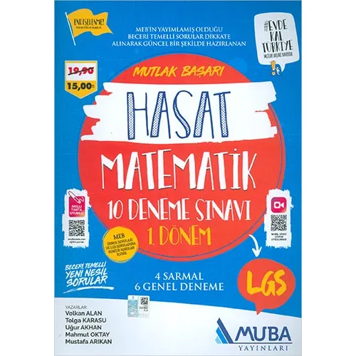 Muba LGS 1.Dönem Matematik 10 Deneme Sınavı