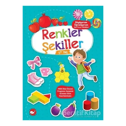 Renkler Şekiller 5+ Yaş - Büyüyorum Öğreniyorum Okul Öncesi Etkinlikleri