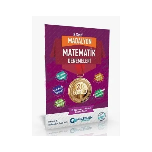 Gezegen 8. Sınıf Matematik Madalyon 20 Denemeleri
