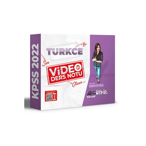 HocaWebde 2022 KPSS Türkçe Video Ders Notu