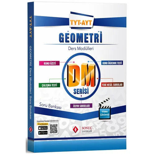 Sonuç TYT AYT Geometri DM Ders Modülleri Soru Bankası