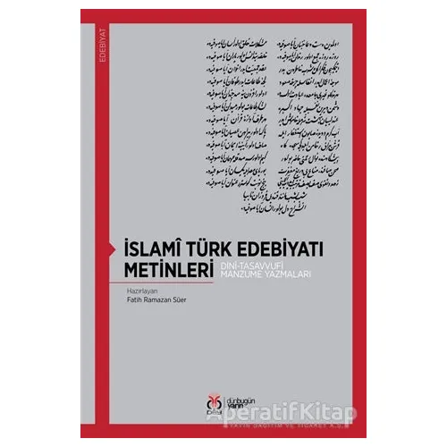 İslami Türk Edebiyatı Metinleri - Fatih Ramazan Süer - DBY Yayınları
