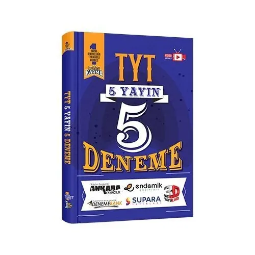 TYT 5 Yayın 5 Deneme Master Karma Yayınları
