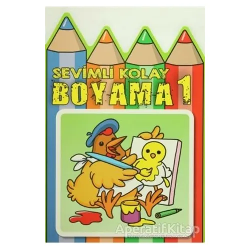 Sevimli Kolay Boyama 1 - Kolektif - Parıltı Yayınları