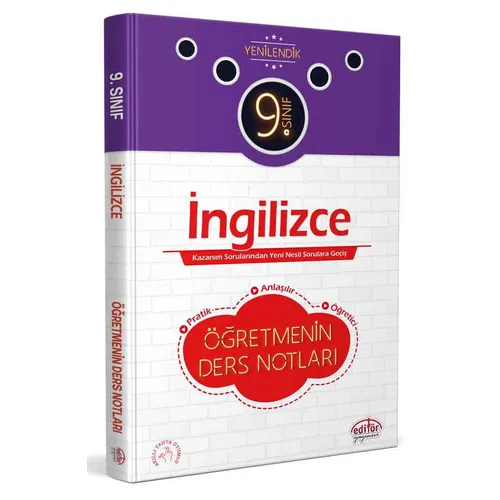 Editör 9. Sınıf İngilizce Öğretmenin Ders Notları