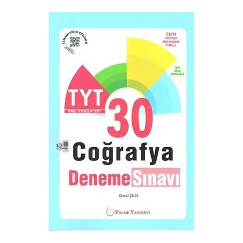 Palme TYT Coğrafya 30 Deneme Sınavı