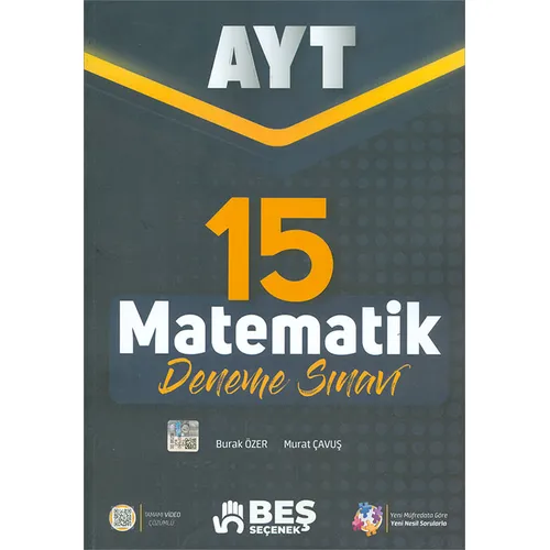 AYT 15 Matematik Deneme Sınavı Beş Seçenek Yayınları