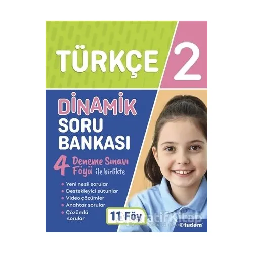 2. Sınıf Türkçe Dinamik Soru Bankası - Kolektif - Tudem Yayınları