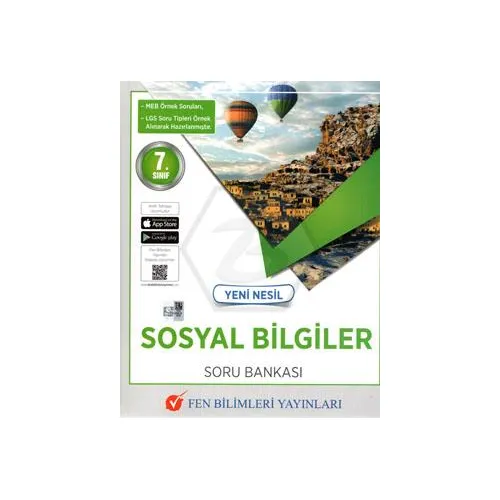 Fen Bilimleri 7.Sınıf Yeni Nesil Sosyal Bilgiler Soru Bankası