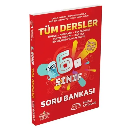 Murat 6.Sınıf Tüm Dersler Soru Bankası (Kampanyalı)