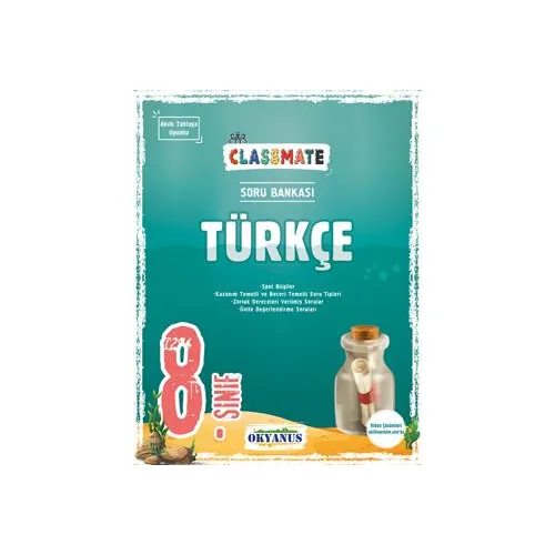 Okyanus 8. Sınıf Classmate Türkçe Soru Bankası