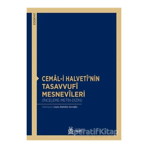 Cemal-i Halveti’nin Tasavvufi Mesnevileri - Kolektif - DBY Yayınları
