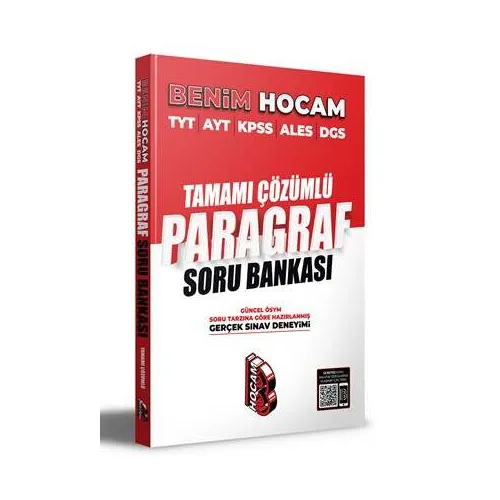 Benim Hocam 2022 Tüm Adaylar İçin Paragraf Tamamı Çözümlü Soru Bankası