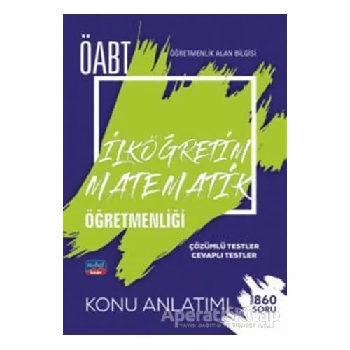 ÖABT İlköğretim Matematik Öğretmenliği - Öğretmenlik Alan Bilgisi - Konu Anlatımı
