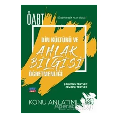 ÖABT Din Kültürü ve Ahlak Bilgisi Öğretmenliği - Öğretmenlik Alan Bilgisi - Konu Anlatımı