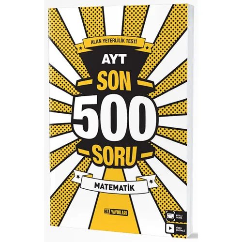 Hız Yayınları AYT Matematik Son 500 Soru Video Çözümlü