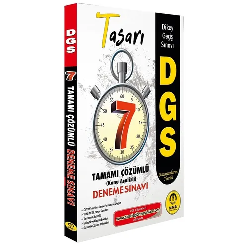 Tasarı 2022 DGS 7 Deneme Çözümlü