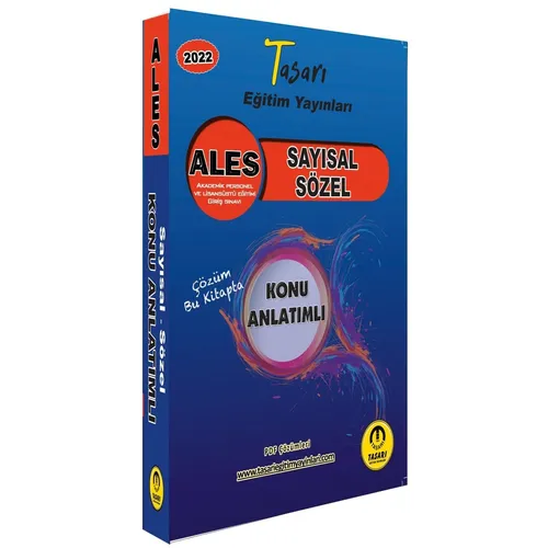 Tasarı 2022 ALES Sayısal Sözel Konu Anlatımlı Tek Kitap