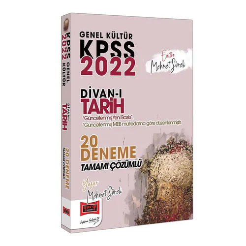 Yargı 2022 KPSS Genel Kültür Divanı Tarih Tamamı Çözümlü 20 Deneme