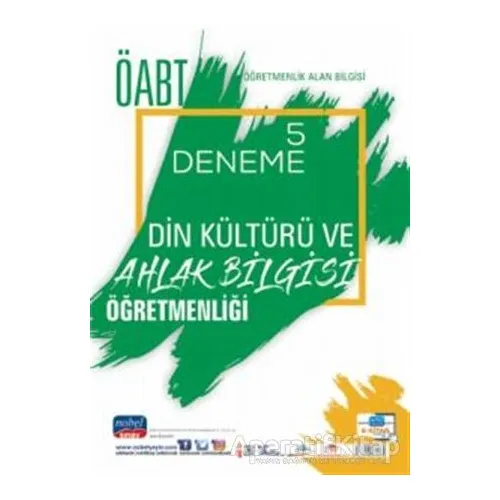 2021 ÖABT Din Kültürü ve Ahlak Bilgisi Öğretmenliği - Kolektif - Nobel Sınav Yayınları
