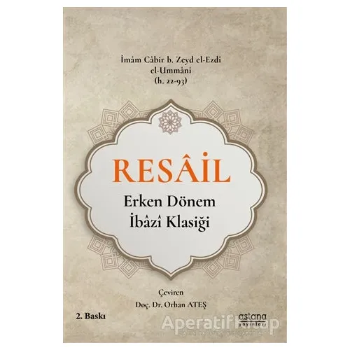 Resail Mektuplar - İmam Cabir b. Zeyd el-Ezdi - Astana Yayınları