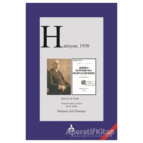 Hatisyan, 1930 - Mehmet Arif Demirer - Sonçağ Yayınları