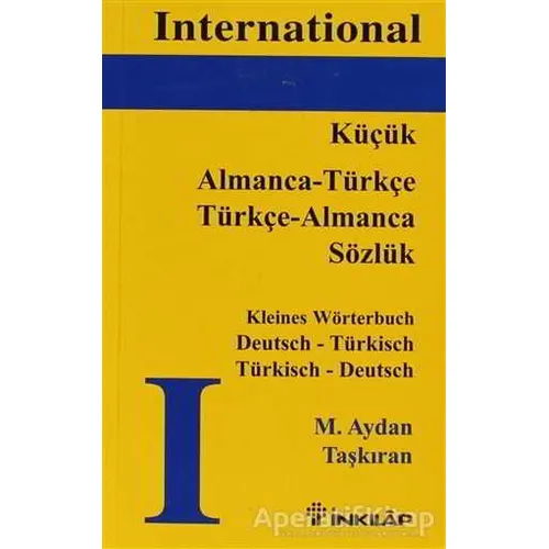 Almanca - Türkçe Türkçe Almanca (Küçük) - M. Aydan Taşkıran - İnkılap Kitabevi