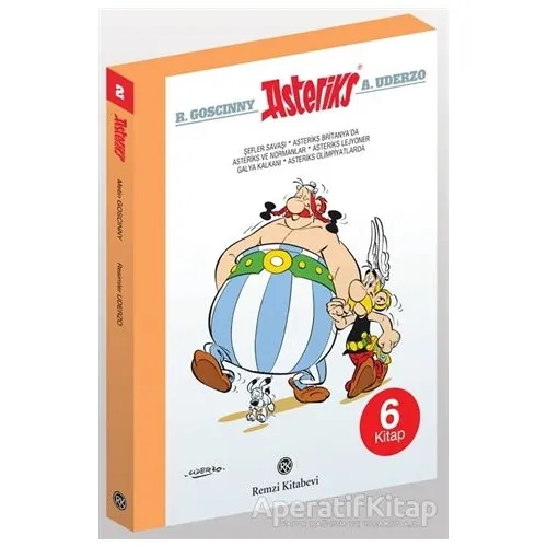 Asteriks - 2 (6 Kitap Takım) - Goscinny - Remzi Kitabevi