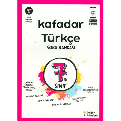 7.Sınıf Kafadar Türkçe Soru Bankası Doğan Akademi