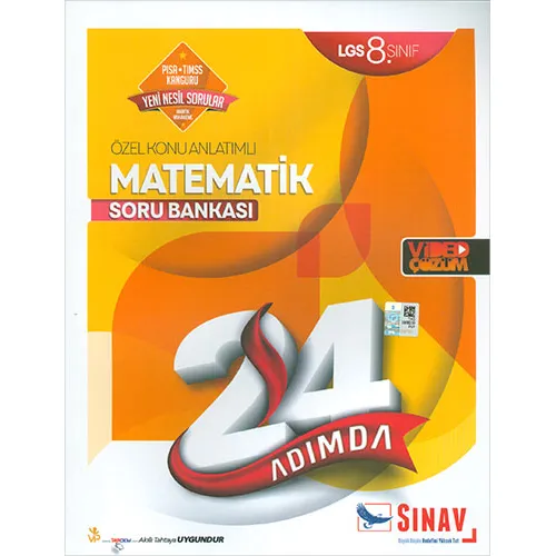 Sınav LGS 8.Sınıf Matematik Özet Konu Anlatımlı Soru Bankası