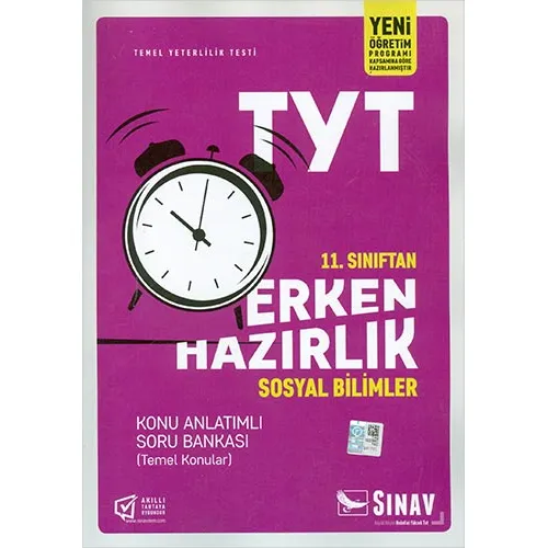 Sınav TYT Sosyal Bilimler 11.Sınıftan Erken Hazırlık