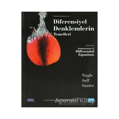 Diferensiyel Denklemlerin Temelleri - Arthur David Snider - Nobel Akademik Yayıncılık