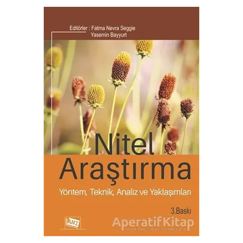 Nitel Araştırma - Yasemin Bayyurt - Anı Yayıncılık