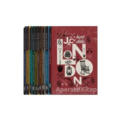 Jack London Seti (10 Kitap Takım) - Jack London - Yordam Edebiyat