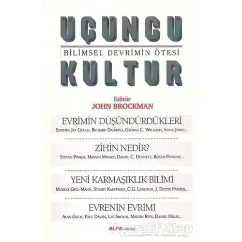 Üçüncü Kültür - John Brockman - Alfa Yayınları