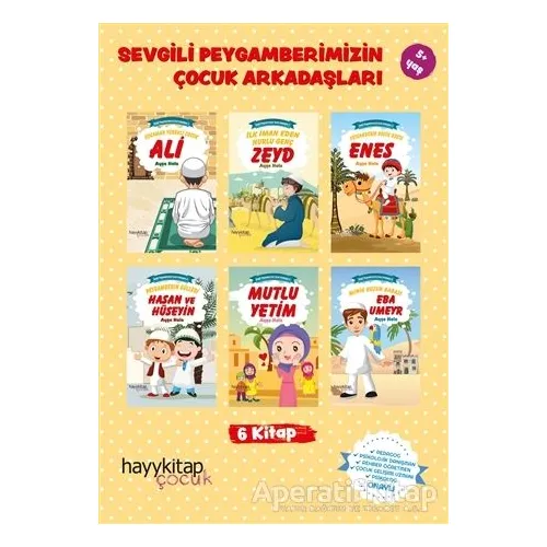 Sevgili Peygamberimizin Çocuk Arkadas¸ları (6 Kitap Takım) - Ayşe Hale - Hayykitap
