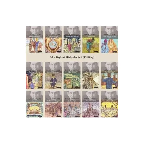 Fakir Baykurt Hikayeler Seti (15 Kitap Takım) - Fakir Baykurt - Literatür Yayıncılık