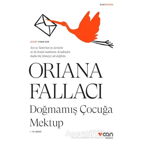 Doğmamış Çocuğa Mektup (Kısa Modern) - Oriana Fallaci - Can Yayınları