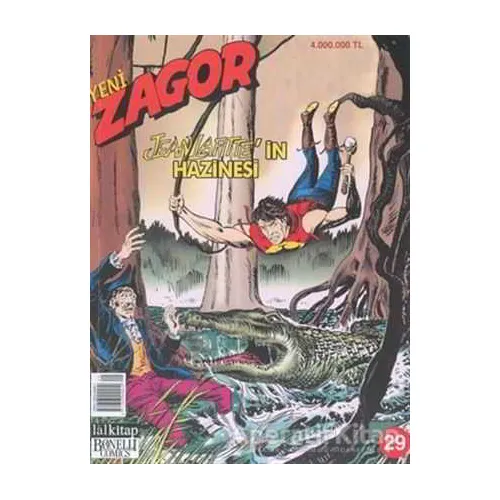 Yeni Zagor Sayı: 29 Jean Lafitte’in Hazinesi - Moreno Burattini - Lal Kitap