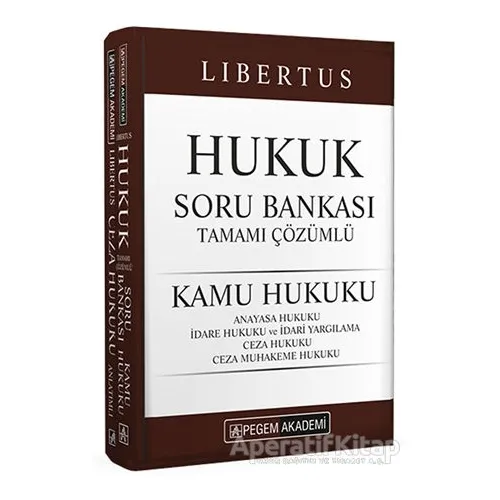 2021 KPSS A Grubu Libertus Hukuk Tamamı Çözümlü Soru Bankası (Kamu Hukuk)