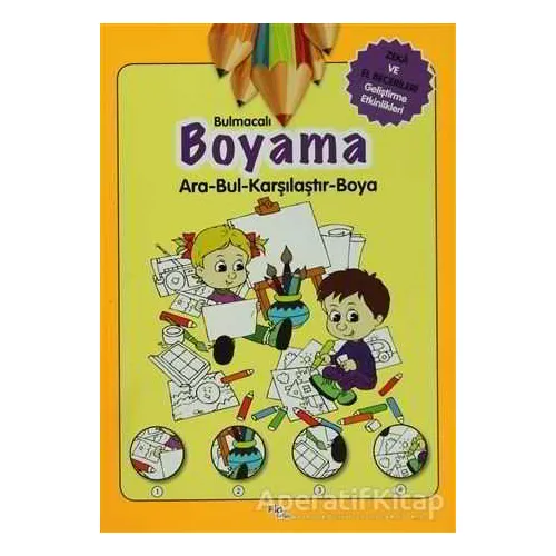 Bulmacalı Boyama (Ara- Bul -Karıştır - Boya) - Kolektif - Pia Çocuk Yayınları