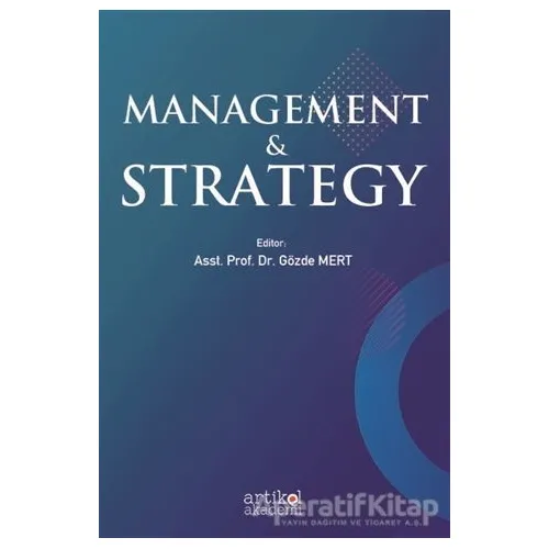 Management and Strategy - Gözde Mert - Artikel Yayıncılık