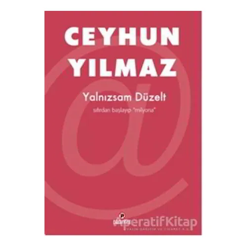 Yalnızsam Düzelt - Ceyhun Yılmaz - Parantez Yayınları