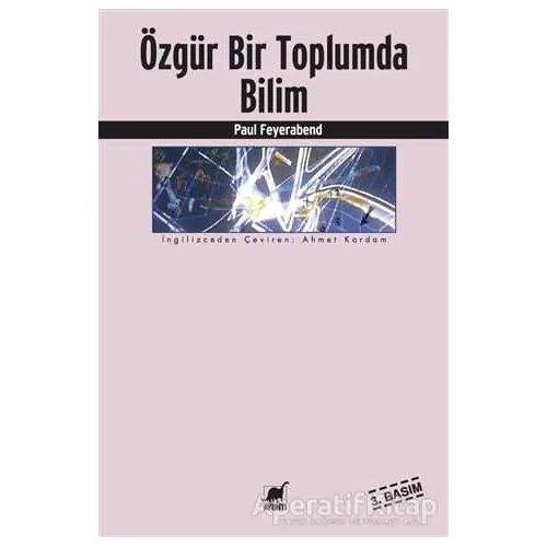 Özgür Bir Toplumda Bilim - Paul Feyerabend - Ayrıntı Yayınları
